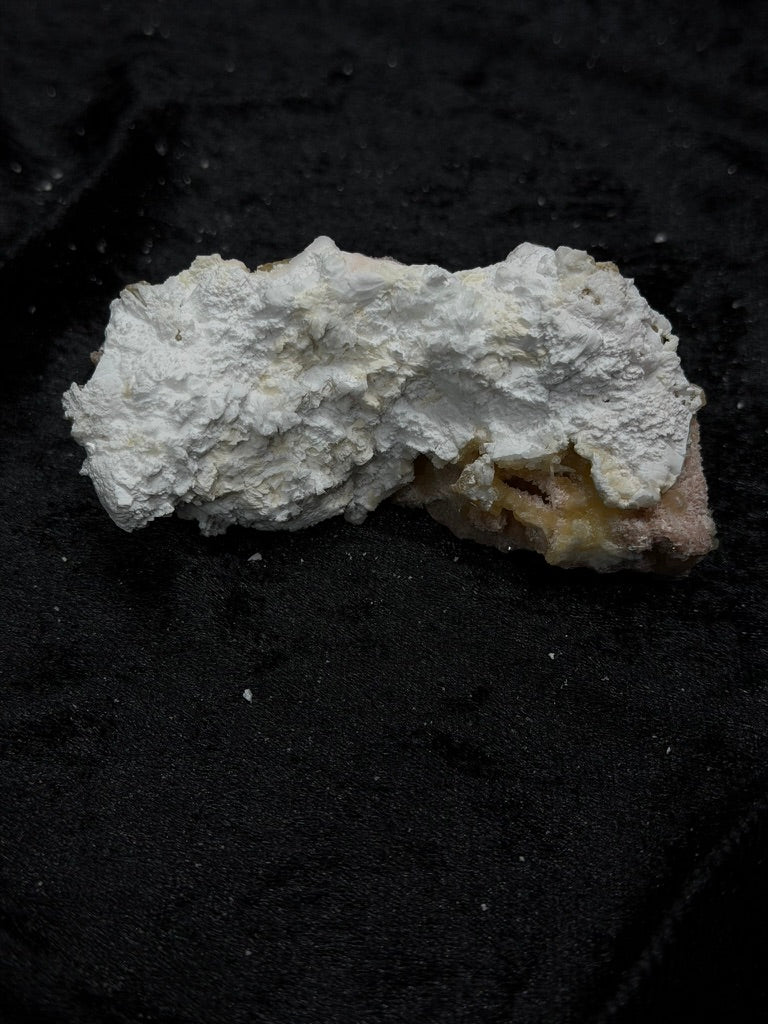 Pink Coral with Barite Crystal, with Stilbite and Yellow Calcite - 75PC