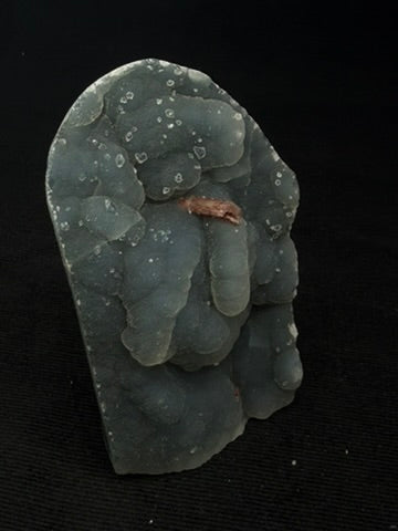 Indian Blue & Grey Chalcedony with Chocolate Heulandite Specimen - 117CC