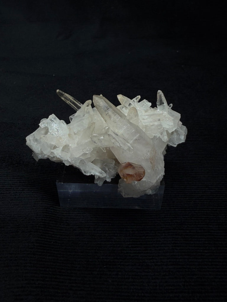 Brazilian Natural Laser Quartz Cluster with Smokey Inclusion - 80SA