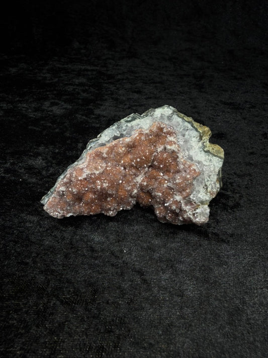 Brazilian Redish Sugar Amethyst Freeform with Quartz Banding - 110RS