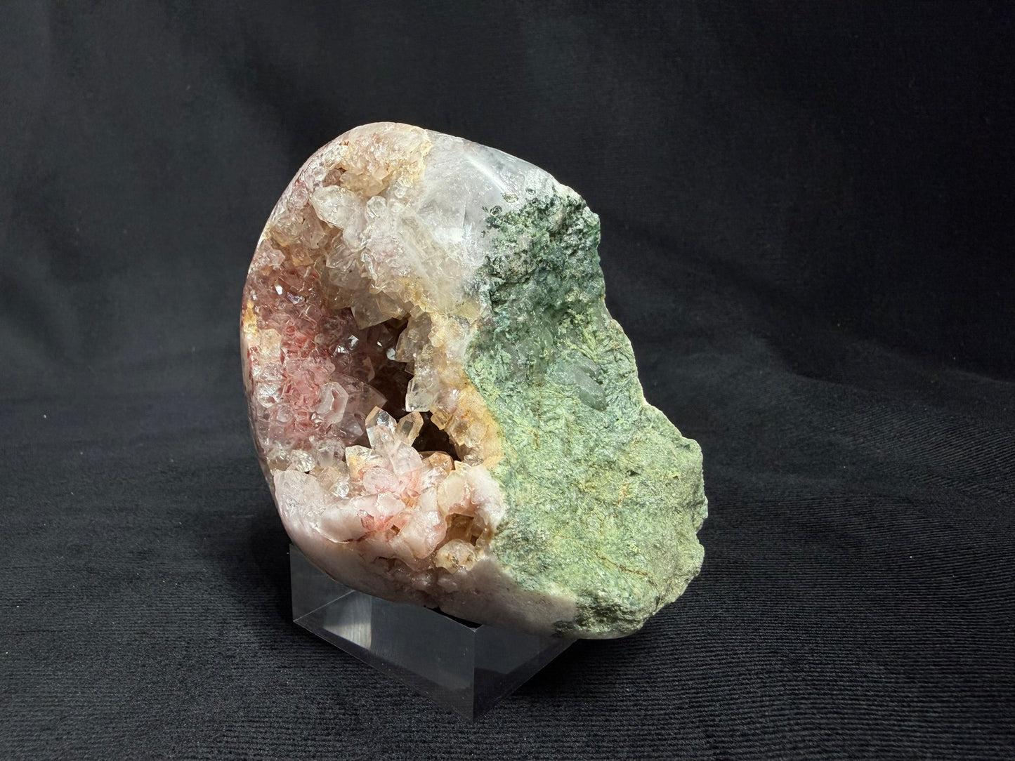 Brazilian Pink Amethyst Freeform with Reddish and Gold Hues - 85PA