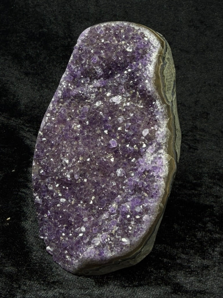 Brazilian Purple Amethyst Cut-base Freeform - 71AA