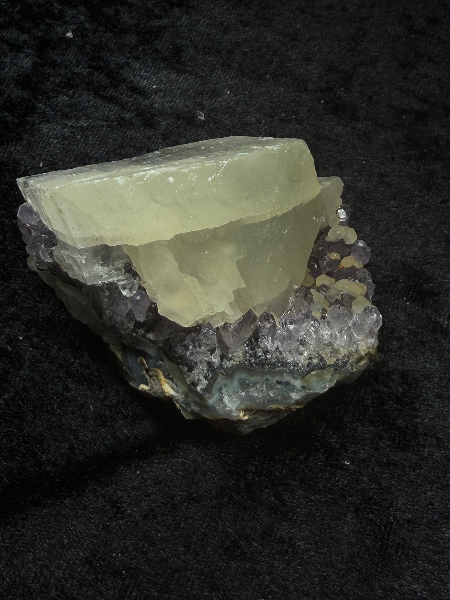 Brazilian Purple Amethyst Freeform with Calcite - 60BA