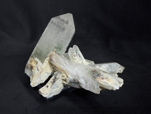 Dynamic Colombian Quartz Cluster with Inclusions - 97A
