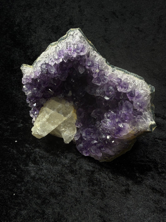 Brazilian Purple Amethyst Freeform with Calcite - 259A