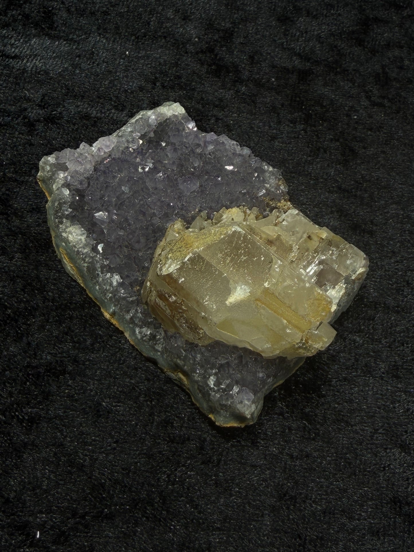 Brazilian Purple Amethyst Freeform with Calcite - 48CA
