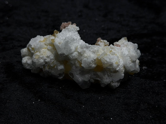 Pink Coral with Barite Crystal, with Stilbite and Yellow Calcite - 50BC