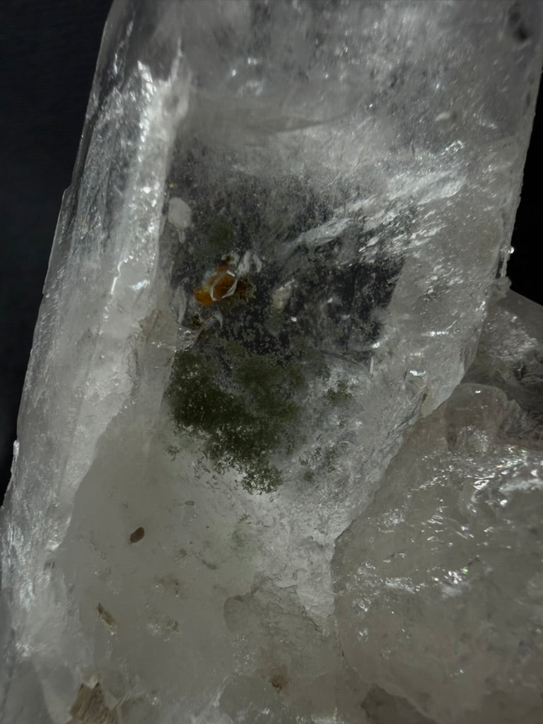 Colombian Quartz Cluster with Inclusions - 86V