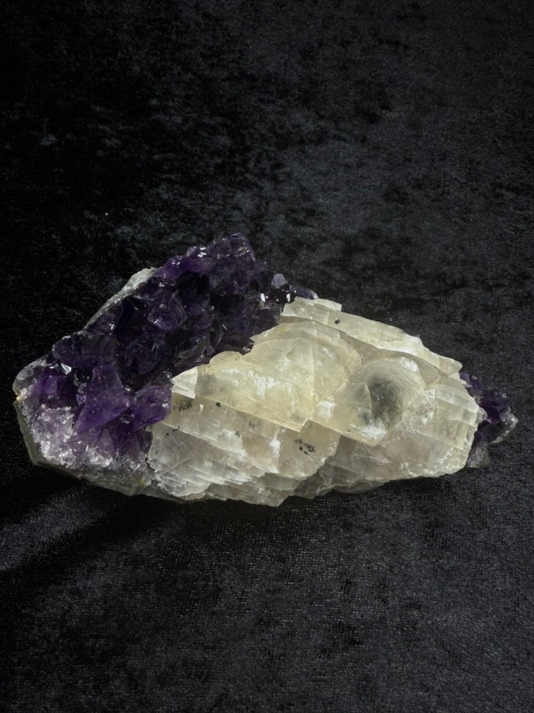 Brazilian Purple Amethyst Freeform with Calcite - 133A