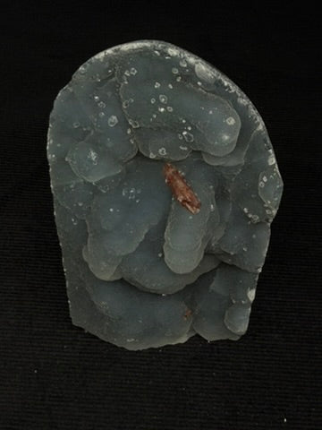 Indian Blue & Grey Chalcedony with Chocolate Heulandite Specimen - 117CC