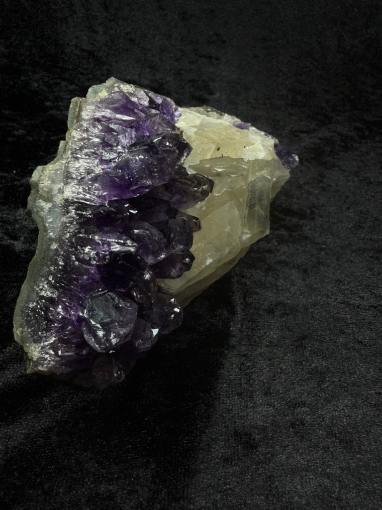 Brazilian Purple Amethyst Freeform with Calcite - 133A