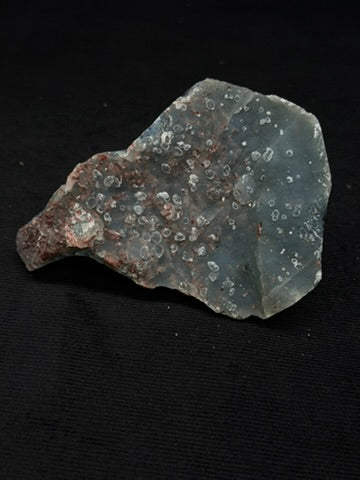 Indian Blue & Grey Chalcedony with Chocolate Heulandite Specimen - 121CC