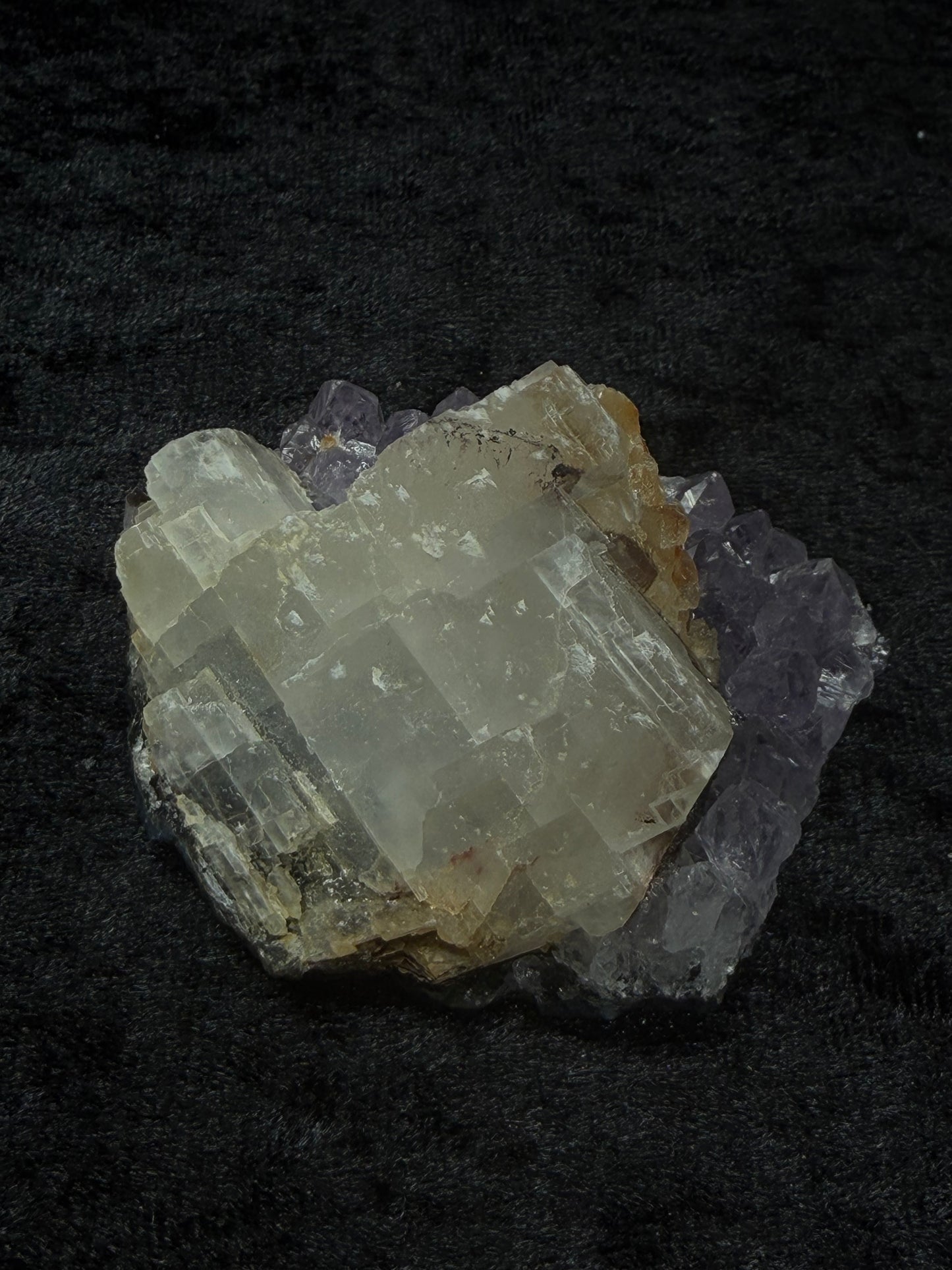 Brazilian Purple Amethyst Freeform with Calcite and Pyrite Inclusions - 78CA