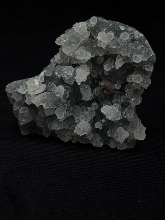 Sugary Blue & Grey Chalcedony Specimen with Chocolate Heulandite - 109SC